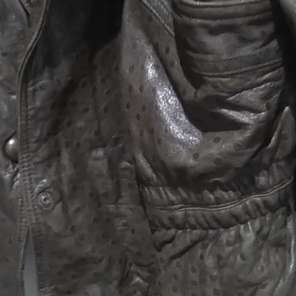 Vintage Double Breasted PCFL Leather Jacket - Picture 5 of 8